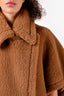 Max Mara Brown Camel Hair Teddy Cape Estimated Size One Size