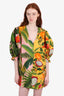 Farm Rio Multicolor Floral Print Puff Sleeve Mini Dress Size S