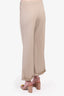 Akris Punto Tan Wool Straight Leg Pants Size S