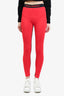 Paco Rabanne Red Leggings size Small