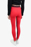 Paco Rabanne Red Leggings size Small