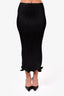 Toteme Black 'Mazille' Midi Skirt Size M