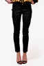Gucci Black Skinny Trousers with Zip Detail Size 42