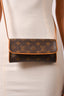 Louis Vuitton 2000 Monogram Pochette Twin PM Crossbody Bag