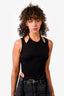 Dion Lee Black Cotton Tank Top Size XS