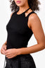 Dion Lee Black Cotton Tank Top Size XS