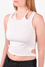 Dion Lee White Cotton Tank Top Size S