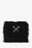 Off-White Black Shearling Leather Mini 'Jitney 0.7' Bag
