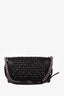 Chanel 2017 Black Leather Tweed Medium Boy Bag