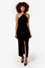 Reformation Black Cashmere Chain Detailed Dress Size M