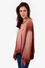 The Row Pink Cashmere/Silk Ombre Sweater Size M