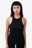 James Perse Black Ribbed Tank Top Size 0