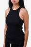 James Perse Black Ribbed Tank Top Size 0