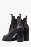 Louis Vuitton Black Leather 'Star Trail' Boots Size 37