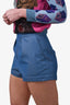 Philosophy Blue Denim High Waist Shorts Size 2