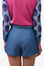 Philosophy Blue Denim High Waist Shorts Size 2