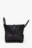 Celine 2012 Black Leather Croc Embossed Luggage Phantom Bag