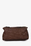 Givenchy 2017 Brown Distressed Leather Pandora Mini Crossbody Bag