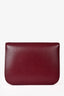 Celine 2019 Burgundy Leather Medium Classic Box Crossbody Bag