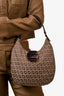 Fendi Zucca Canvas Hobo Shoulder Bag