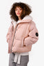 Moose Knuckles Pink Down Fleece Lined Puffer Jacket Size XS