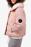 Moose Knuckles Pink Down Fleece Lined Puffer Jacket Size XS