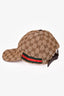 Gucci Beige 'GG' Logo Canvas Hat Size S