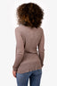 Gabriella Hearst Grey Cashmere/Silk Knit Tank Top + Cardigan Set Size S