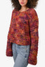 Christian Dior F/W 2000 Sunset Wool Cable Knit Sweater Size 4