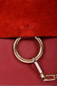 Chloe 2017 Red Leather/Suede Medium Chloe 'Faye' Crossbody Bag