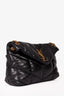 Saint Laurent 2020 Black Leather Small 'LouLou' Puffer Shoulder Bag