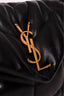 Saint Laurent 2020 Black Leather Small 'LouLou' Puffer Shoulder Bag
