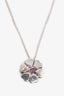 Tiffany & Co. Sterling Silver 'Flower of Heart' Sapphire Necklace