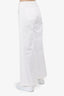 Sandro White Denim Wide Leg Jeans Size 36