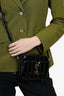 Saint Laurent Black Patent Leather Mini Vicky Camera Bag