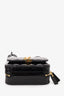 Saint Laurent Black Patent Leather Mini Vicky Camera Bag