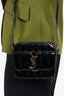 Saint Laurent Black Patent Leather Mini Vicky Camera Bag