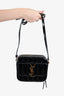 Saint Laurent Black Patent Leather Mini Vicky Camera Bag