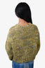 Frame Yellow Alpaca Cropped Sweater Size XS
