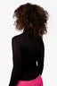 Saint Laurent Black Silk Sheer Knit Top Size XS