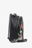 Fendi Black Floral Print Mini Backpack