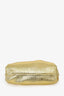 Bottega Veneta Metallic Gold Leather Embossed The Pouch