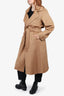 Max Mara Camel Manuela Icon Belted Coat size 46