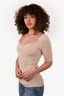 Nicholas Cream Knit Top Size S