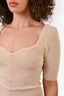 Nicholas Cream Knit Top Size S