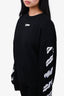 Off-White Black Graphic Printed Sweater Size XXS