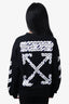 Off-White Black Graphic Printed Sweater Size XXS