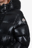 Moncler Black Diagonal Zipper Down Jacket size 3