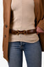 Gucci Brown Leather Horsebit Belt Size 90