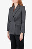 Maje Grey Wool Striped Blazer size 34